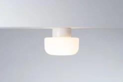 Ifö Electric Solenne loft-/væglampe, hvid, Ø21 cm