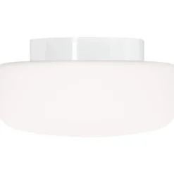 Ifö Electric Solenne loft-/væglampe, hvid, Ø32 cm