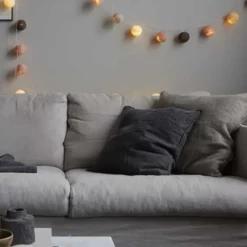Iris Lights Blush lyskæde, 20 kugler
