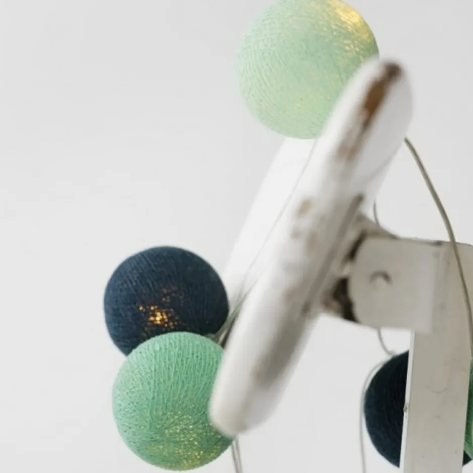 Iris Lights Cool Mint lyskæde, 35 kugler