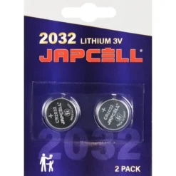 Japcell CR2032 batterier, 2 stk.