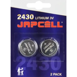 Japcell CR2430 batterier, 2 stk.