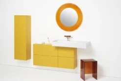 Kartell Laufen All Saints spejl med lys, rav