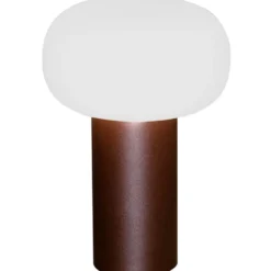 Konstsmide Antibes genopladelig bordlampe, rust