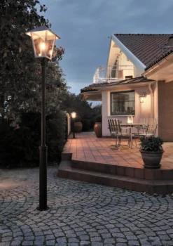 Konstsmide Benu parklampe, galvaniseret stål