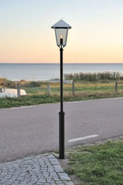 Konstsmide Benu parklampe, galvaniseret stål