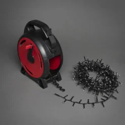 Konstsmide Cluster udendørs lyskæde på kabeltromle, 1000 ravfarvede lys, 21,98 meter