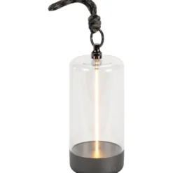 Konstsmide Edison udendørs genopladelig bordlampe, 14,5 cm