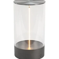 Konstsmide Edison udendørs genopladelig bordlampe, 23 cm