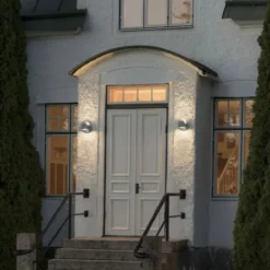 Konstsmide Hild udendørs væglampe, hvid
