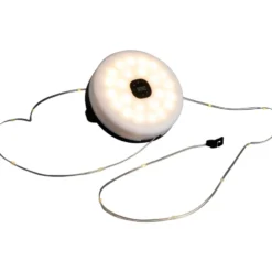 Konstsmide 3-i-1 genopladelig lampe, 50 lys