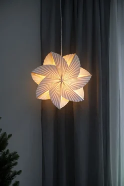 Konstsmide julestjerne med lys, 60 cm