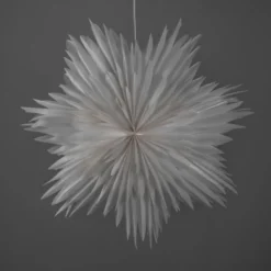 Konstsmide julestjerne med lys, 80 cm, hvid