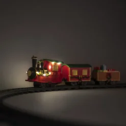 Konstsmide juletog med skinner til juletræ