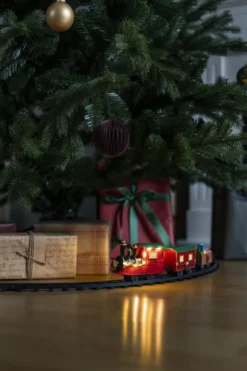 Konstsmide juletog med skinner til juletræ