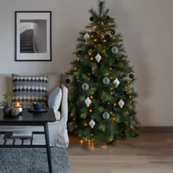 Konstsmide juletræskæde, 200 ravfarvede lys, 2,4 meter