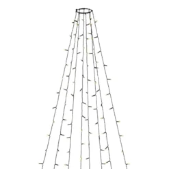 Konstsmide juletræskæde, 240 ravfarvede lys, 2,4 meter