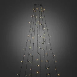Konstsmide juletræskæde, 240 ravfarvede lys, 2,4 meter