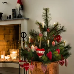 Konstsmide juletræslys, 5 stk, 8 cm, forlængersæt