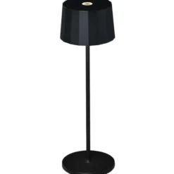 Konstsmide Positano genopladelig udendørs bordlampe, sort