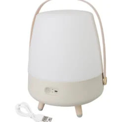 Kooduu Lite Up Play genopladelig lampe med højtaler, beige