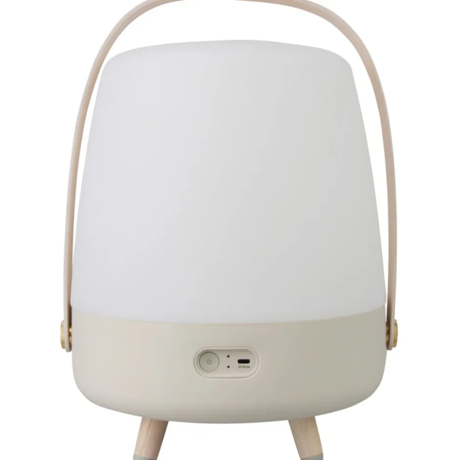 Kooduu Lite Up Play genopladelig lampe med højtaler, beige