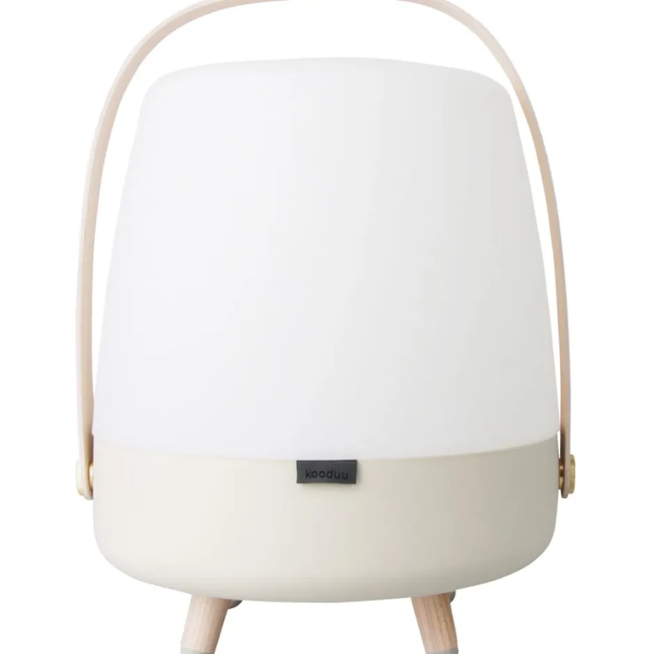 Kooduu Lite Up Play genopladelig lampe med højtaler, beige