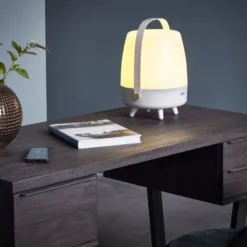 Kooduu Lite Up Play genopladelig lampe med højtaler, beige