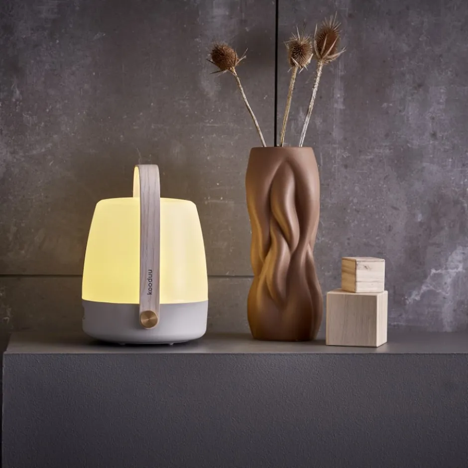 Kooduu Lite Up Play genopladelig lampe med højtaler, beige