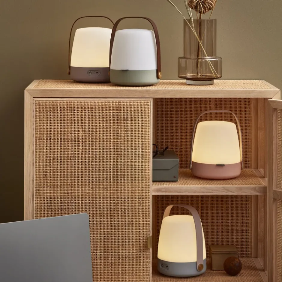 Kooduu Lite Up Play genopladelig lampe med højtaler, beige
