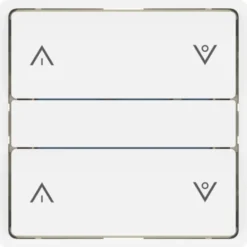 LAB3D Zigbee kontakt/lysdæmper til LK Fuga, op/ned tangenter - hvid