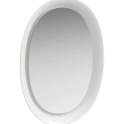 Laufen The New Classic spejl med lys, mat hvid