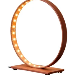 Le Deun Luminaires Micro bordlampe, rustfarvet