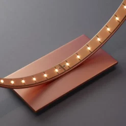 Le Deun Luminaires Micro bordlampe, rustfarvet