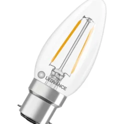 Ledvance B22D kertepære, 2700K, 1,8W