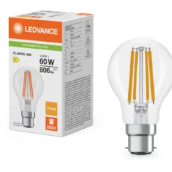 Ledvance B22D standardpære, 2700K, 5,9W