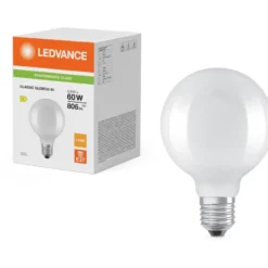Ledvance Classic E27 globepære, 2700K, 5,9W