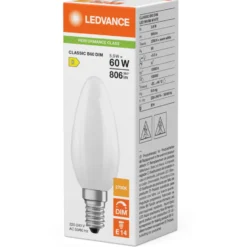 Ledvance Classic E14 kertepære, 2700K, 5,9W
