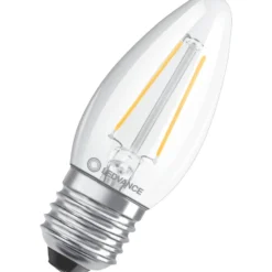 Ledvance Classic E27 kertepære, 2700K, 3,4W