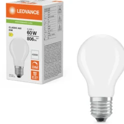 Ledvance Classic E27 standardpære, 4000K, 5,9W