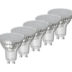 Ledvance Classic GU10 spotpære, 5 stk, 2700K, 3,7W