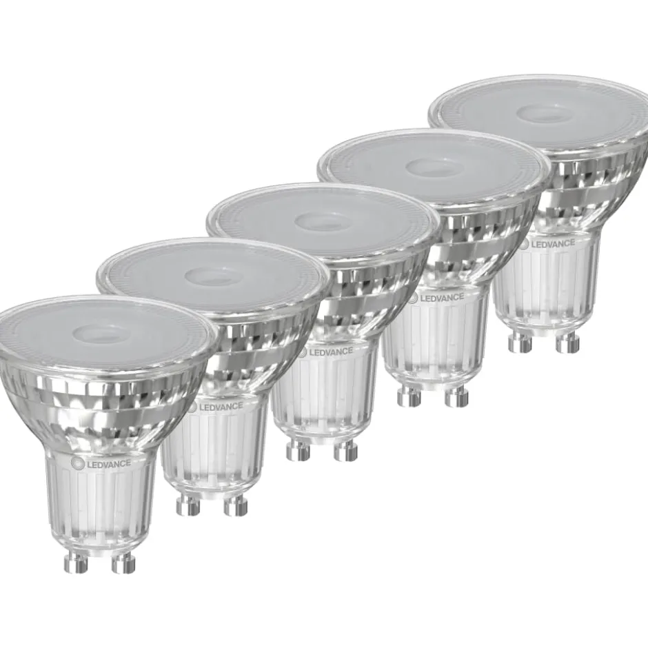 Ledvance Classic GU10 spotpære, 5 stk, 2700K, 3,7W