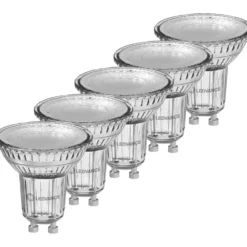 Ledvance Classic GU10 spotpære, 5 stk, 2700K, 3,7W