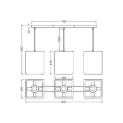 Ledvance Decor Cardboard Square langbordspendel