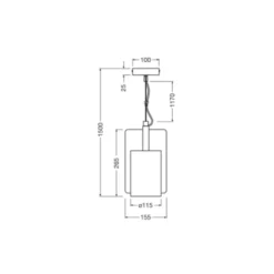 Ledvance Decor Mold pendel, 13 cm