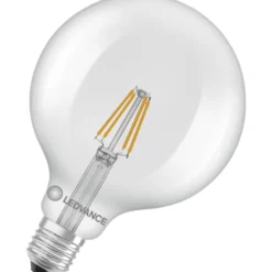 Ledvance E27 globepære, 2700K, 3,4W