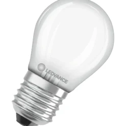 Ledvance E27 kronepære, 2700K, 3,4W