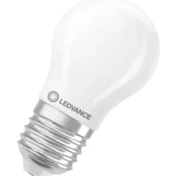 Ledvance E27 kronepære, 2700K, 3,4W