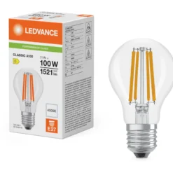 Ledvance E27 standardpære, 4000K, 11W