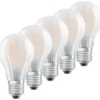 Ledvance E27 standardpære, 2700K, 7W, 5-pak